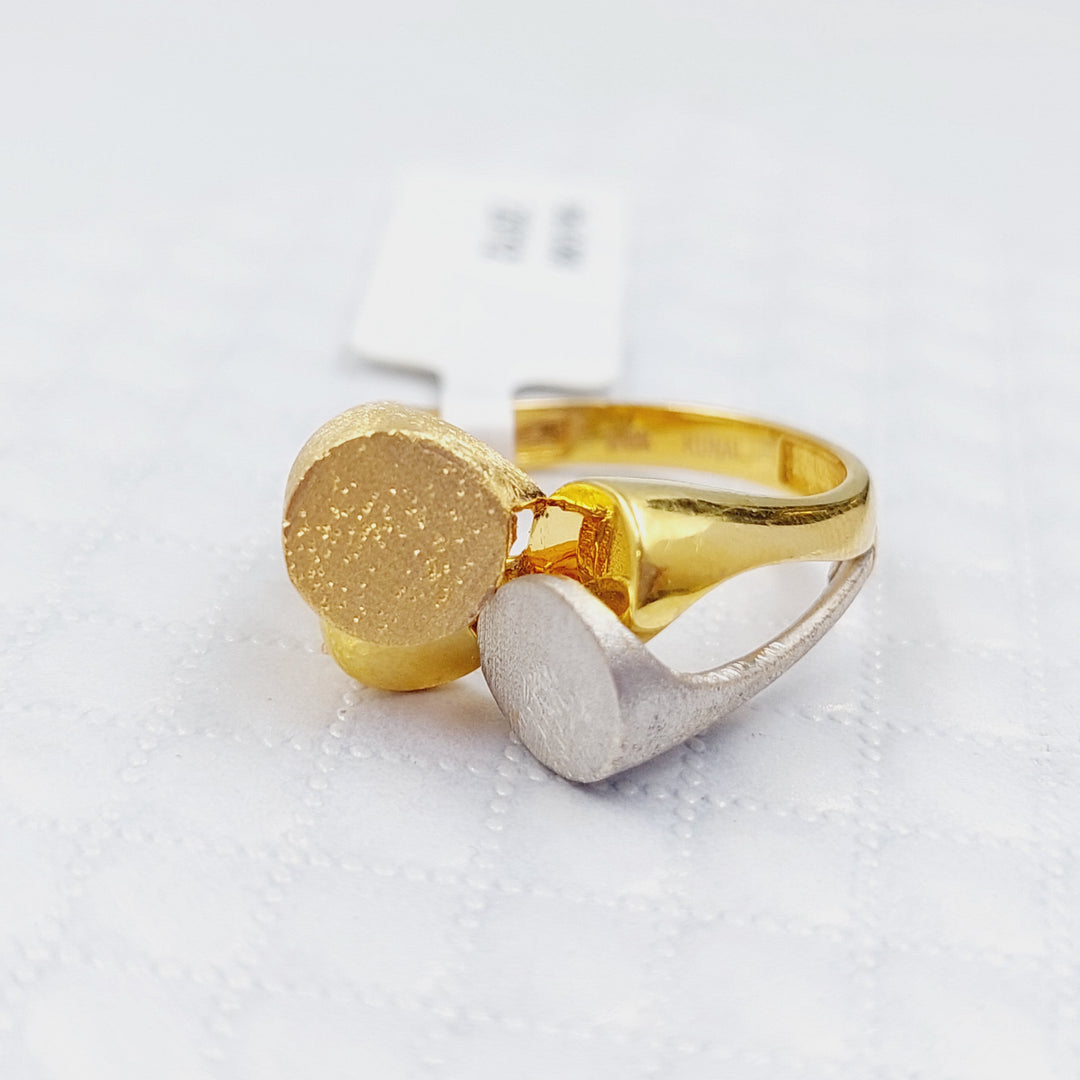 21K Gold Colorful Turkish Ring by Saeed Jewelry - Image 8