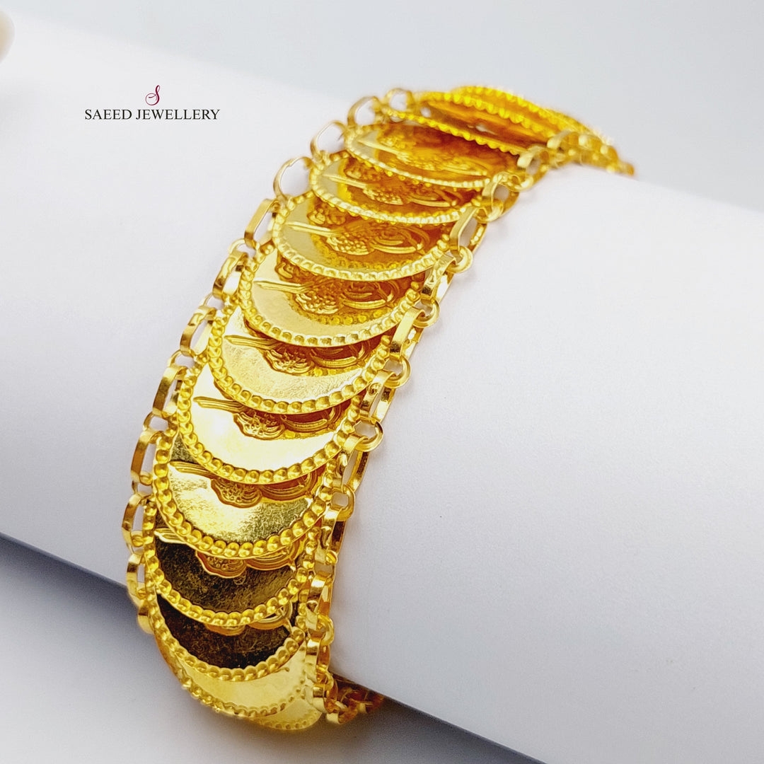 21K Gold Insaf Rashadi Bracelet by Saeed Jewelry - Image 7