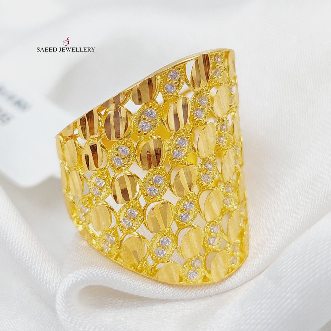 21K Gold Fancy Ring by Saeed Jewelry - Image 6