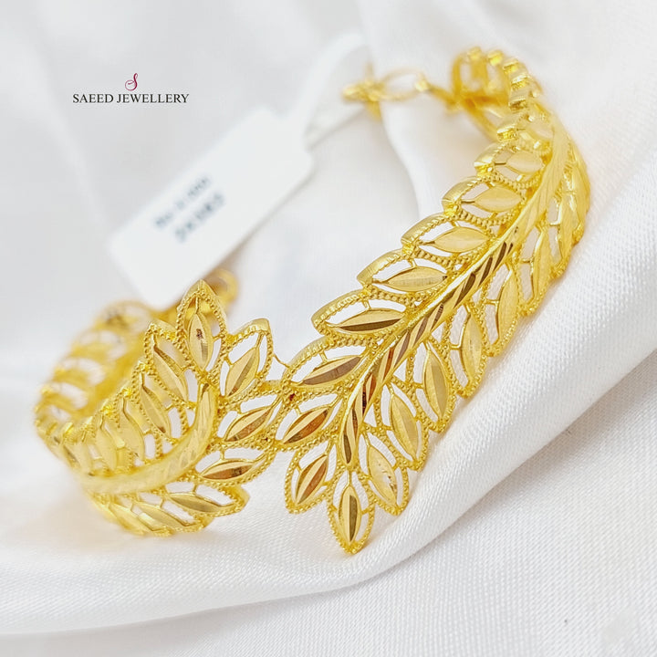 21K Gold Spike Bracelet by Saeed Jewelry - Image 16