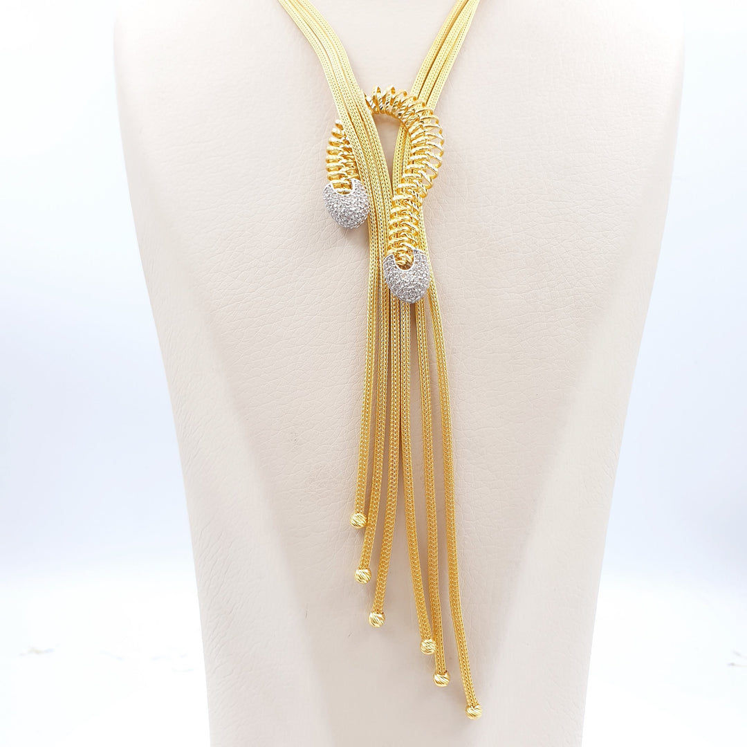 21K Gold Colored Necklace by Saeed Jewelry - Image 15