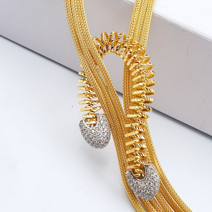 21K Gold Colored Necklace by Saeed Jewelry - Image 12