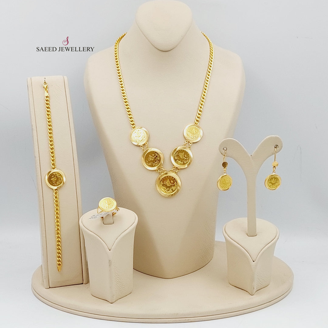 21K Gold Rashadi Model Set by Saeed Jewelry - Image 8