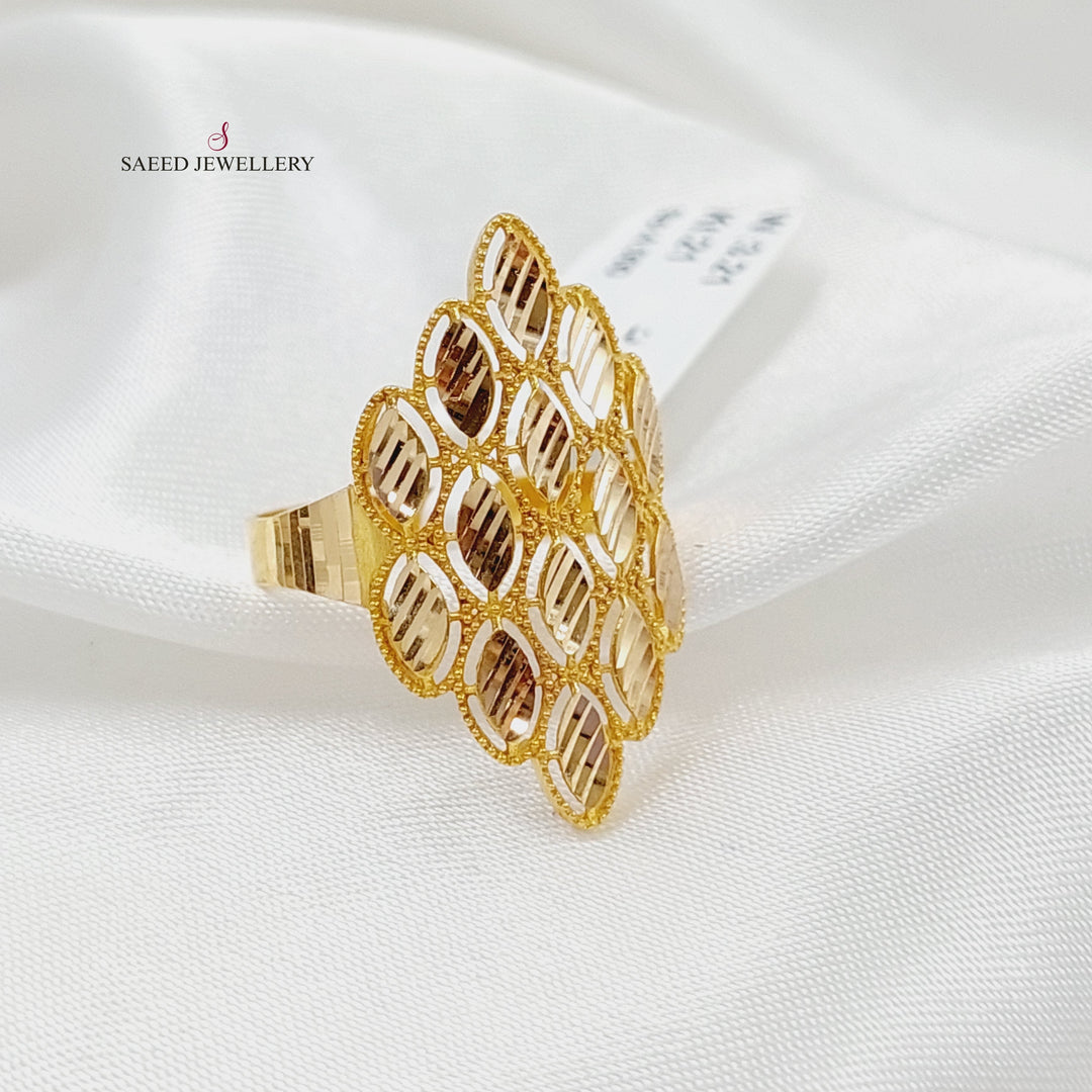 21K Gold Spike Ring by Saeed Jewelry - Image 8