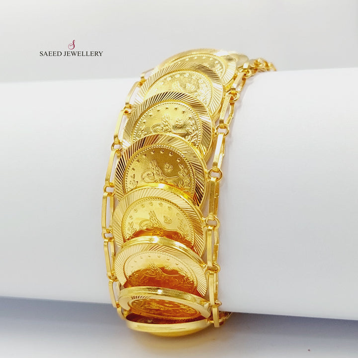 21K Gold Rashadi Bracelet by Saeed Jewelry - Image 10