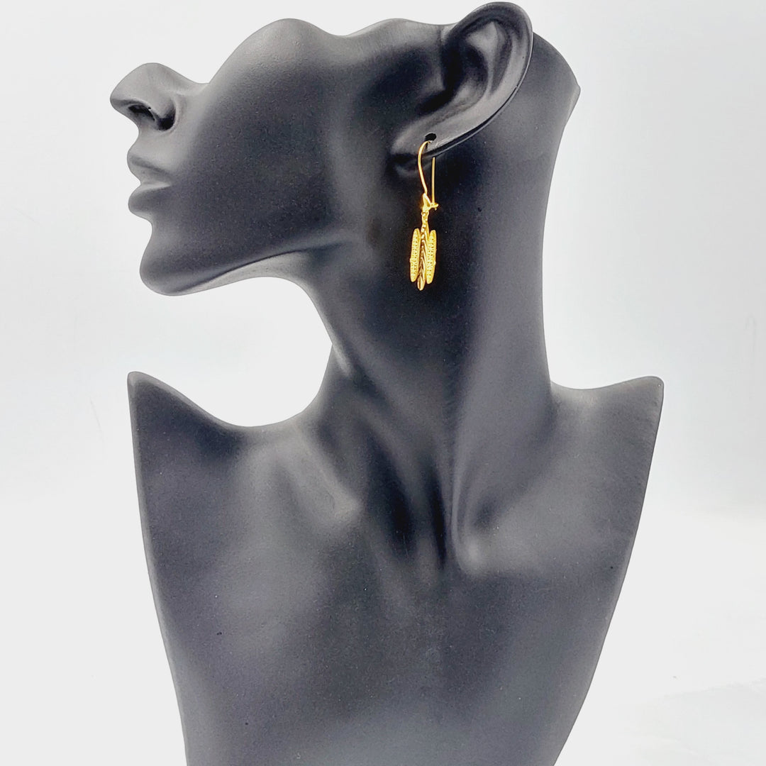 21K Gold Wings Earrings by Saeed Jewelry - Image 11