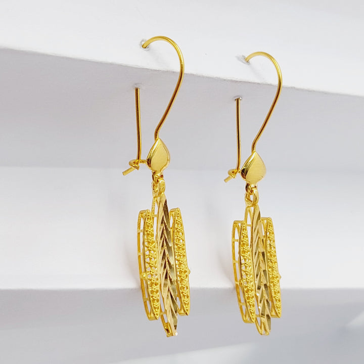 21K Gold Wings Earrings by Saeed Jewelry - Image 8