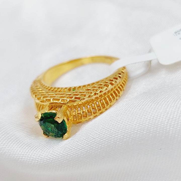 21K Gold Wedding Ring by Saeed Jewelry - Image 8