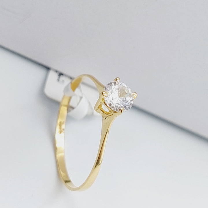 18K Gold Solitaire Engagement Ring by Saeed Jewelry - Image 17