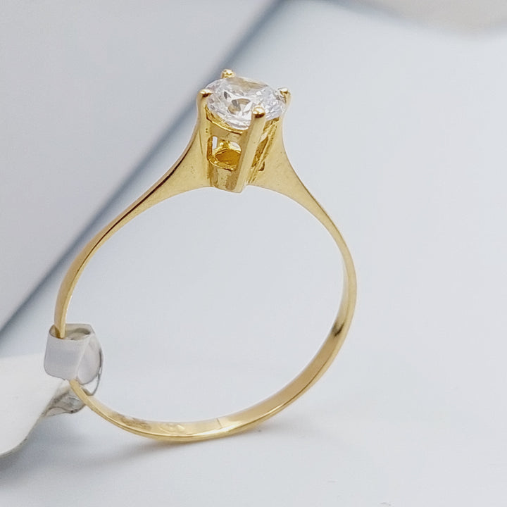 18K Gold Solitaire Engagement Ring by Saeed Jewelry - Image 15