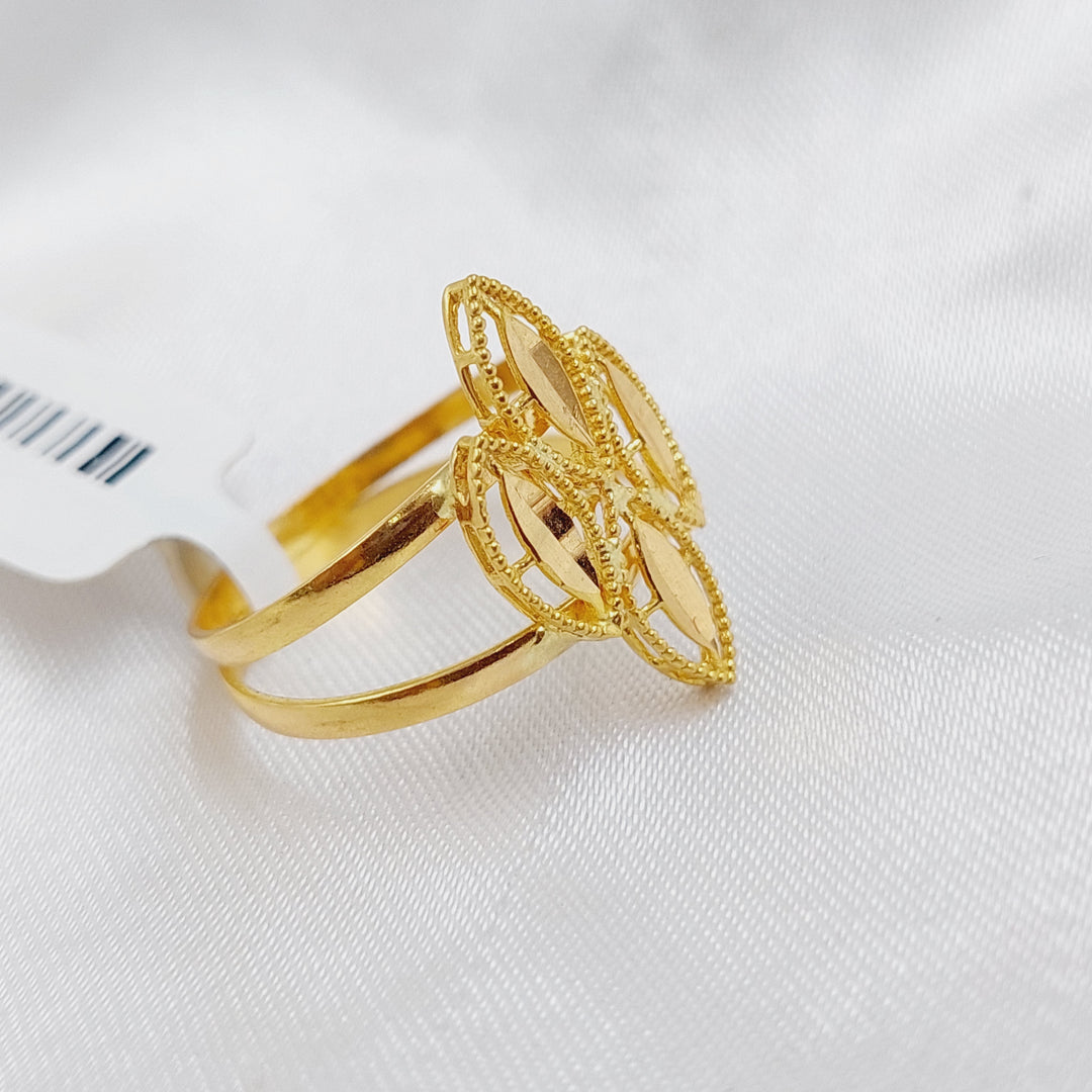 21K Gold Fancy Ring by Saeed Jewelry - Image 8