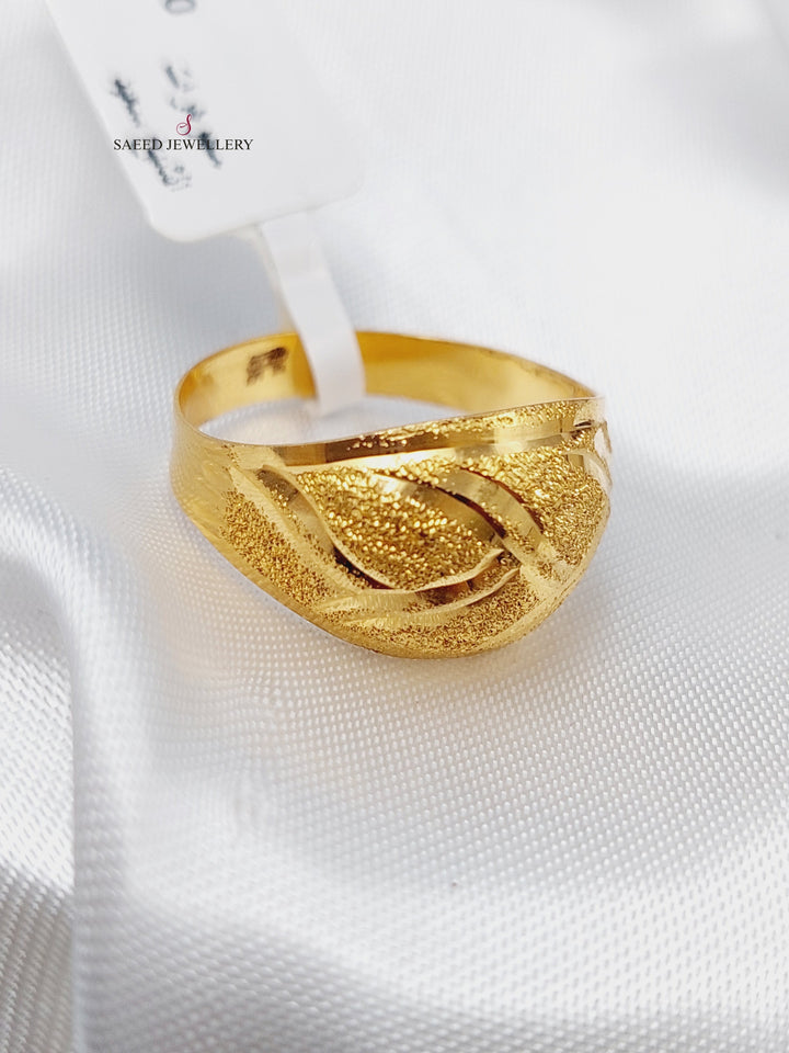 21K Gold Fancy Ring by Saeed Jewelry - Image 14