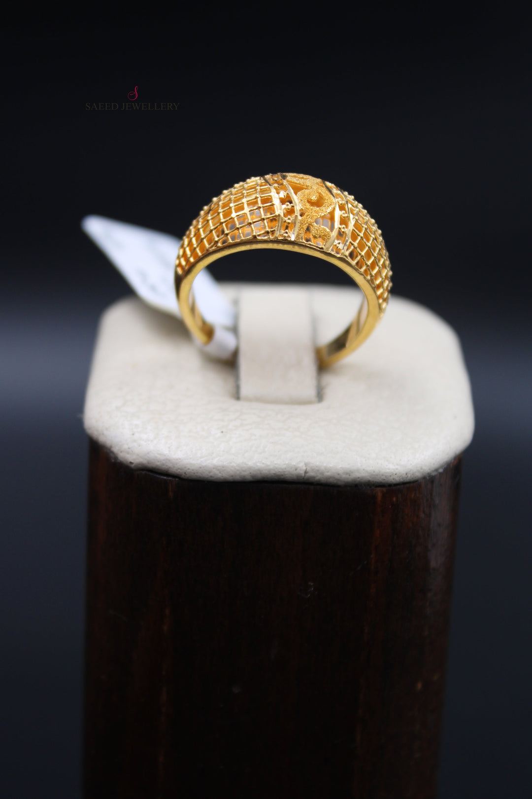 21K Gold Kuwaiti Ring by Saeed Jewelry - Image 12