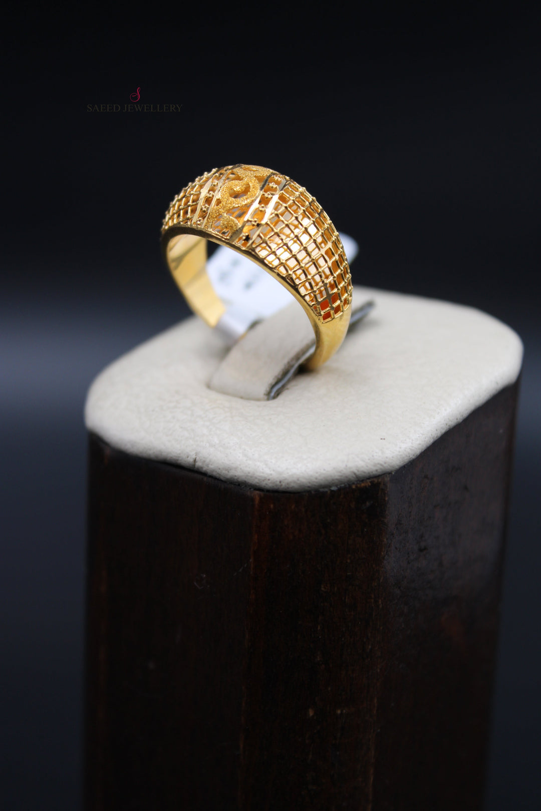 21K Gold Kuwaiti Ring by Saeed Jewelry - Image 8