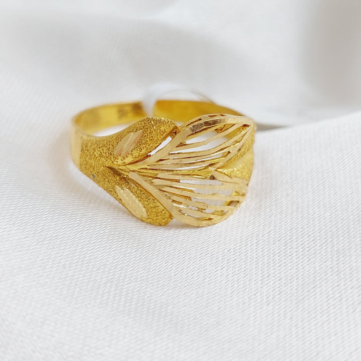 21K Gold Classic Ring by Saeed Jewelry - Image 9