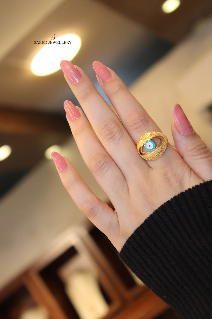 21K Gold Fancy Ring by Saeed Jewelry - Image 10