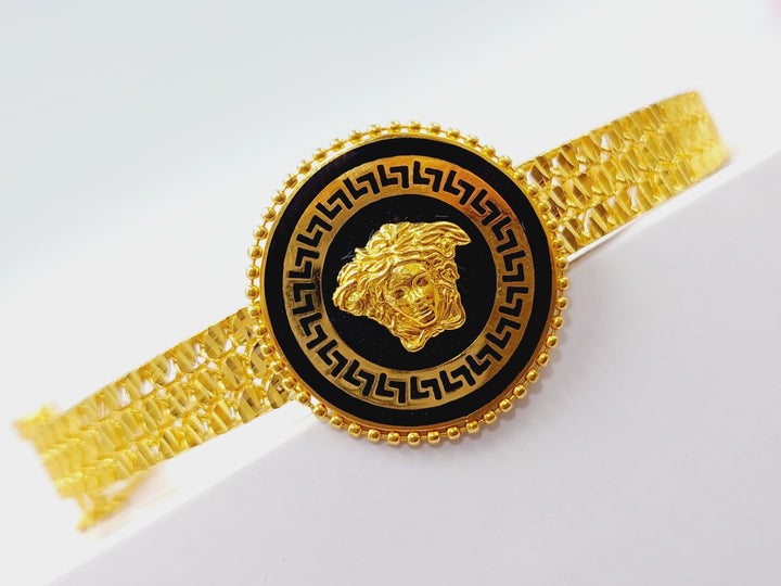 21K Gold Fancy Bracelet by Saeed Jewelry - Image 7