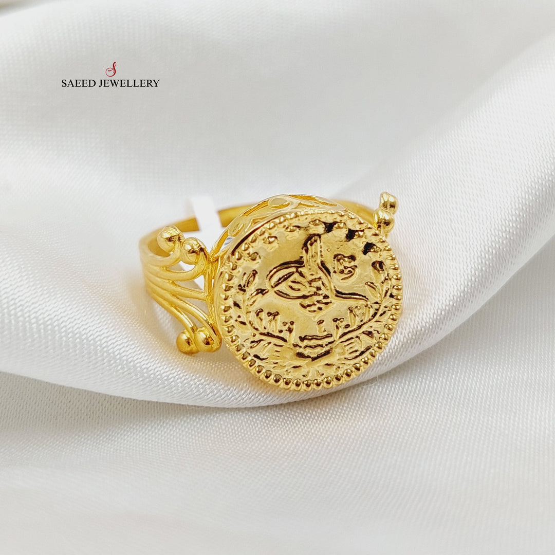 21K Gold Rashadi Ring by Saeed Jewelry - Image 3