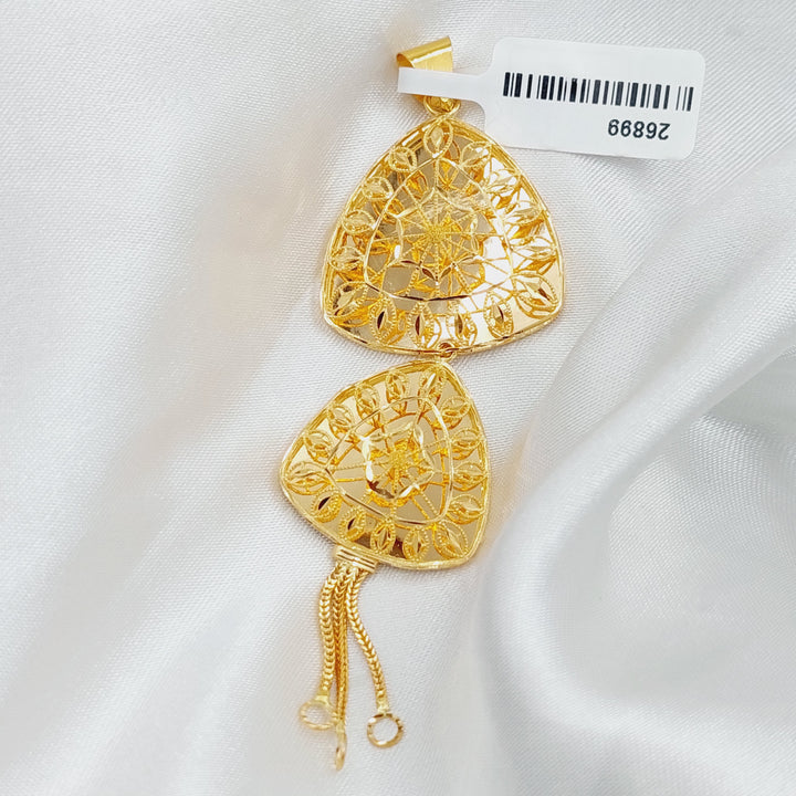 21K Gold Kuwaiti Pendant. by Saeed Jewelry - Image 8