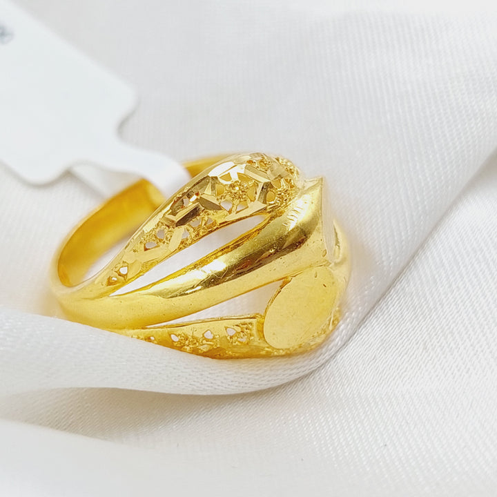 21K Gold Fancy Ring by Saeed Jewelry - Image 9