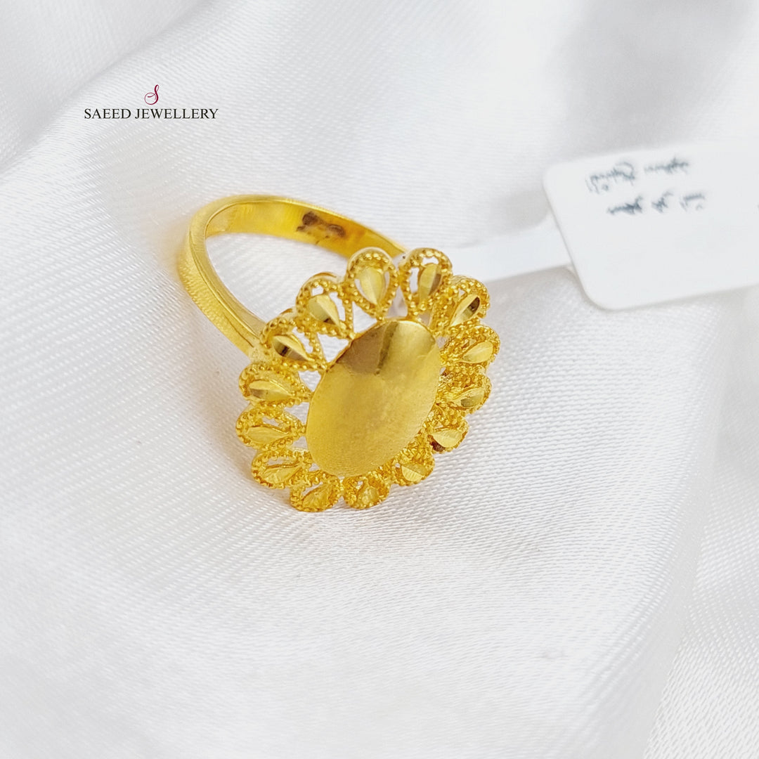 21K Gold Malaysian Ring by Saeed Jewelry - Image 7