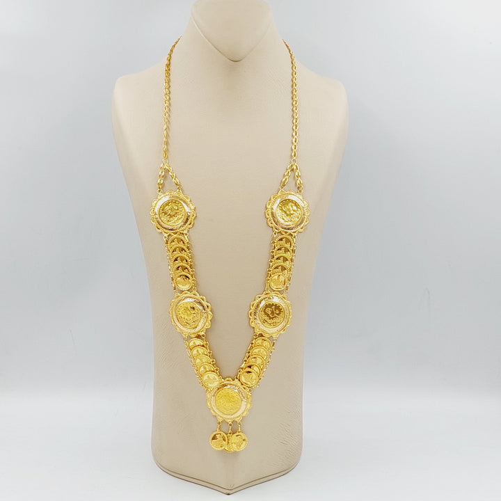 21K Gold Rashadi Necklace by Saeed Jewelry - Image 4