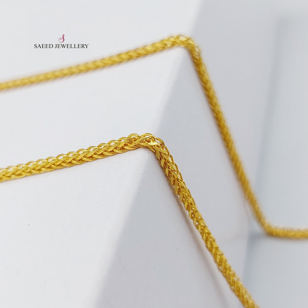 <span>(2mm) Franco Chain 70cm Made of 21K Yellow Gold</span> by Saeed Jewelry-26016