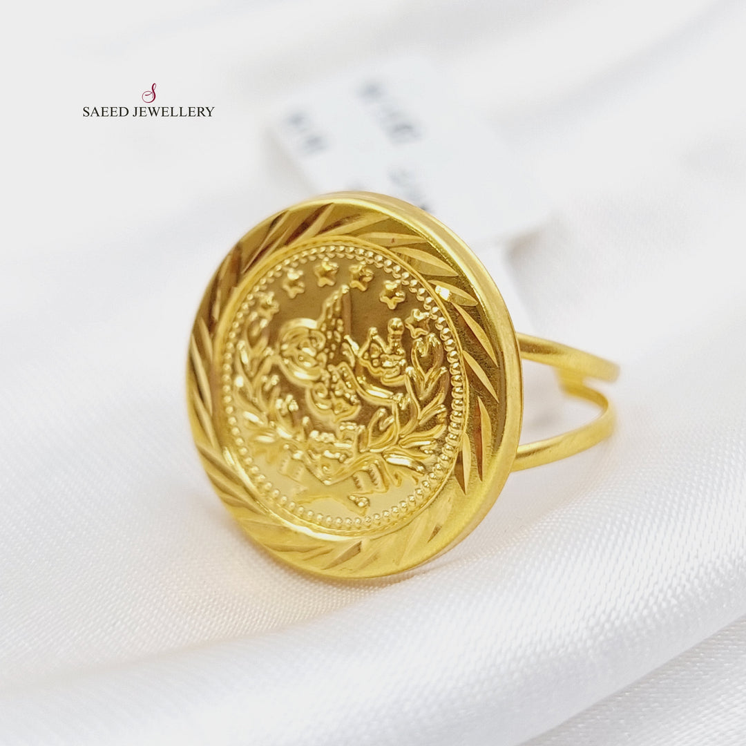 18K Gold Rashadi Ring by Saeed Jewelry - Image 2